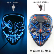 Load image into Gallery viewer, Masque LED Néon Halloween
