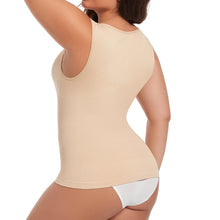 Load image into Gallery viewer, Womens Tummy Control Shapewear Tank Top with V Neck Seam-free Body Shaper Slimming Compression Tank Top