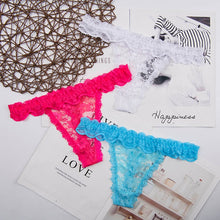 Load image into Gallery viewer, Lot de 3 Culottes Tanga Sans Couture