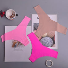 Load image into Gallery viewer, Lot de 3 Culottes Tanga Sans Couture