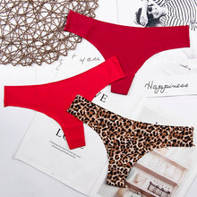 Load image into Gallery viewer, Lot de 3 Culottes Tanga Sans Couture