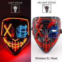 Load image into Gallery viewer, Masque LED Néon Halloween
