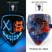 Load image into Gallery viewer, Masque LED Néon Halloween
