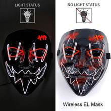 Load image into Gallery viewer, Masque LED Néon Halloween
