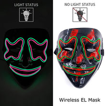 Load image into Gallery viewer, Masque LED Néon Halloween
