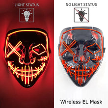Load image into Gallery viewer, Masque LED Néon Halloween
