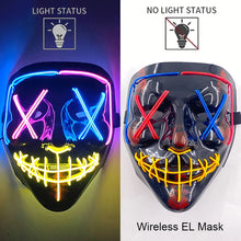 Load image into Gallery viewer, Masque LED Néon Halloween
