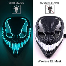 Load image into Gallery viewer, Masque LED Néon Halloween
