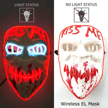 Load image into Gallery viewer, Masque LED Néon Halloween
