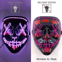 Load image into Gallery viewer, Masque LED Néon Halloween
