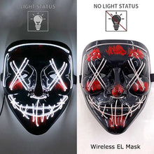 Load image into Gallery viewer, Masque LED Néon Halloween
