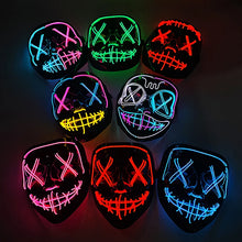Load image into Gallery viewer, Masque LED Néon Halloween
