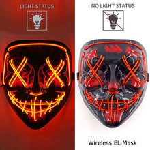 Load image into Gallery viewer, Masque LED Néon Halloween
