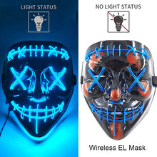 Load image into Gallery viewer, Masque LED Néon Halloween
