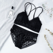 Load image into Gallery viewer, Ensemble Bralette Dos Nu en Dentelle Sans Couture

