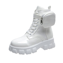 Load image into Gallery viewer, Bottes de Combat pour Femme avec Poche à Lacets
