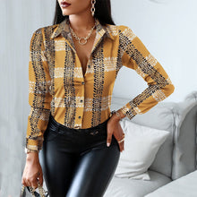 Load image into Gallery viewer, Chemise Élégante Boutonnée Manches Longues

