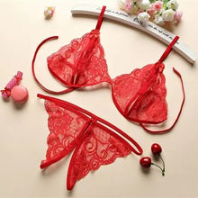 Load image into Gallery viewer, Ensemble Lingerie Dentelle Ajourée pour Femme

