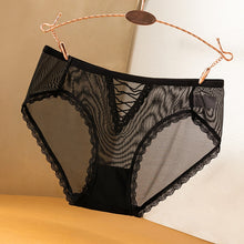 Load image into Gallery viewer, Culotte Lingerie Transparente Ajourée
