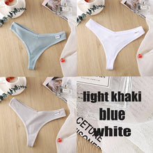 Load image into Gallery viewer, Ensemble de 3 Strings en Coton pour Femme – 6 Couleurs
