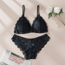 Load image into Gallery viewer, Ensemble Bralette Dos Nu en Dentelle Sans Couture
