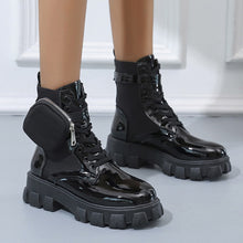 Load image into Gallery viewer, Bottes de Combat pour Femme avec Poche à Lacets
