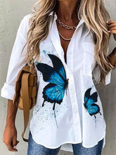 Load image into Gallery viewer, Chemise Grande Taille Manches Longues Décontractée
