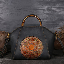 Load image into Gallery viewer, Sac à Main Totem en Cuir Véritable
