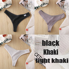 Load image into Gallery viewer, Ensemble de 3 Strings en Coton pour Femme – 6 Couleurs
