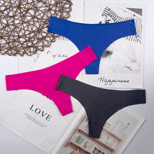 Load image into Gallery viewer, Lot de 3 Culottes Tanga Sans Couture
