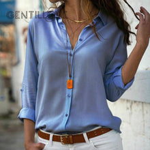Load image into Gallery viewer, Blouse Chemise Manches Longues pour Femme – Bureau
