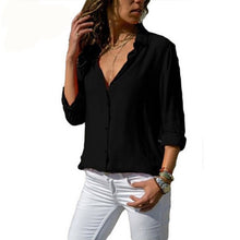 Load image into Gallery viewer, Blouse Chemise Manches Longues pour Femme – Bureau
