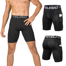 Load image into Gallery viewer, Short de Compression Sport avec Poche – 3 Pièces
