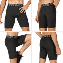 Load image into Gallery viewer, Short de Compression Sport avec Poche – 3 Pièces
