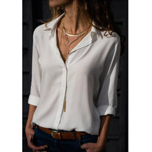 Load image into Gallery viewer, Blouse Chemise Manches Longues pour Femme – Bureau
