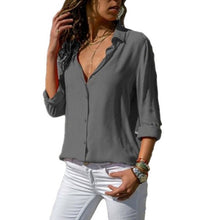 Load image into Gallery viewer, Blouse Chemise Manches Longues pour Femme – Bureau
