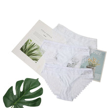 Load image into Gallery viewer, Ensemble 3 Culottes en Dentelle Transparente
