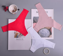 Load image into Gallery viewer, Lot de 3 Culottes Tanga Sans Couture
