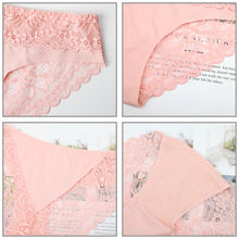 Load image into Gallery viewer, Ensemble 3 Culottes en Dentelle Transparente
