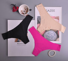 Load image into Gallery viewer, Lot de 3 Culottes Tanga Sans Couture
