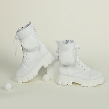 Load image into Gallery viewer, Bottes de Combat pour Femme avec Poche à Lacets
