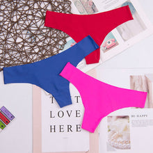 Load image into Gallery viewer, Lot de 3 Culottes Tanga Sans Couture
